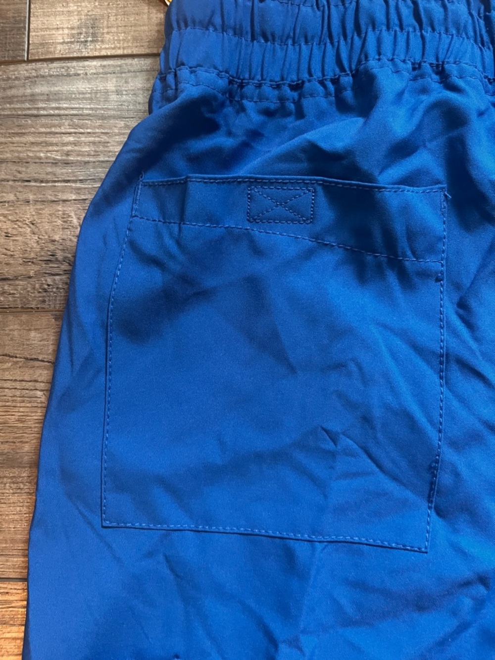Men's Blue Active Drawstring Pants - Picture 4 of 10